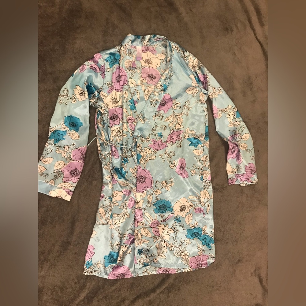 Silk robe